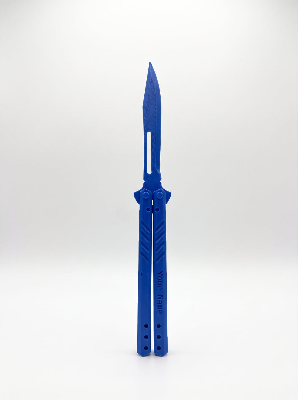 Custom Engraved Butterfly Trainer – Blue